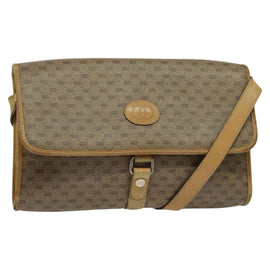 GUCCI Micro GG Supreme Shoulder Bag PVC Beige Gold 001 115 2681 Auth sw738