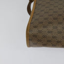 GUCCI Micro GG Supreme Shoulder Bag PVC Beige Gold 001 115 2681 Auth sw738-12