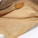 GUCCI Micro GG Supreme Shoulder Bag PVC Beige Gold 001 115 2681 Auth sw738-10