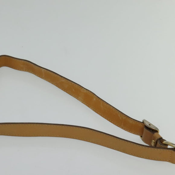 GUCCI Micro GG Supreme Shoulder Bag PVC Beige Gold 001 115 2681 Auth sw738