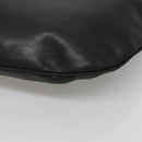 GUCCI Shoulder Bag Leather Black Silver 001 1206 Auth sw739-14