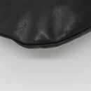 GUCCI Shoulder Bag Leather Black Silver 001 1206 Auth sw739-15