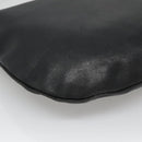 GUCCI Shoulder Bag Leather Black Silver 001 1206 Auth sw739-9