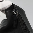 GUCCI Shoulder Bag Leather Black Silver 001 1206 Auth sw739-10