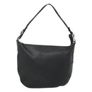 GUCCI Shoulder Bag Leather Black Silver 001 1206 Auth sw739-1