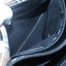 Burberrys Nova Check Hand Bag Canvas Beige Gold Auth sw745-22