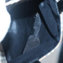 Burberrys Nova Check Hand Bag Canvas Beige Gold Auth sw745-24