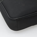 BURBERRY Shoulder Bag Nylon Black Silver Auth sw747-13