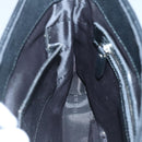 BURBERRY Shoulder Bag Nylon Black Silver Auth sw747-17