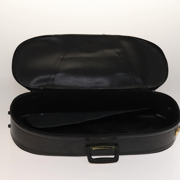 Burberrys Nova Check Violin Cases Leather Beige Gold Auth sw748