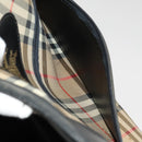 Burberrys Nova Check Violin Cases Leather Beige Gold Auth sw748-22