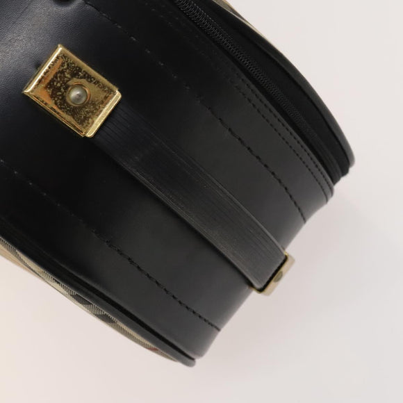 Burberrys Nova Check Violin Cases Leather Beige Gold Auth sw748