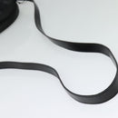 Christian Dior Trotter Canvas Shoulder Bag PVC Black Gold Auth sw750-7