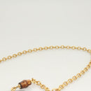 GUCCI Micro GG Canvas Bamboo Shoulder Bag PVC Black Gold Auth sw753-8