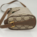 GUCCI GG Supreme Web Sherry Line Bag PVC Beige Gold 89 02 018 Auth sw755-4