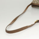 GUCCI GG Supreme Web Sherry Line Bag PVC Beige Gold 89 02 018 Auth sw755-7