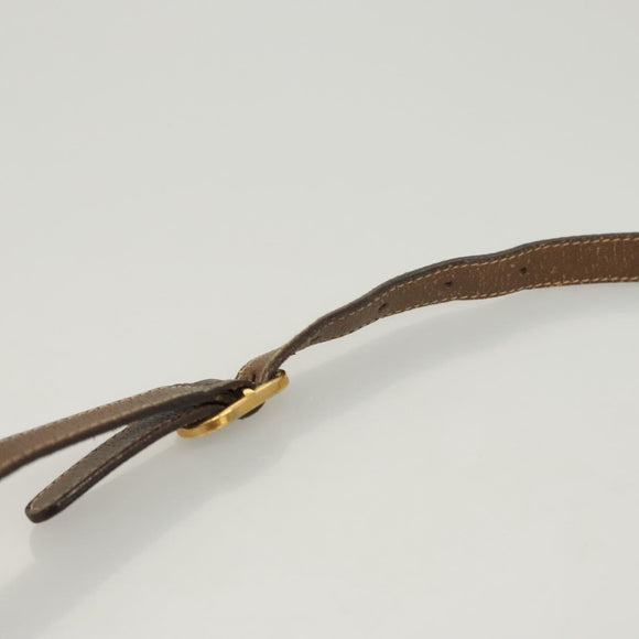 GUCCI GG Supreme Web Sherry Line Bag PVC Beige Gold 89 02 018 Auth sw755