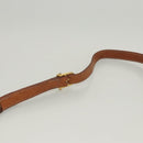 CELINE Macadam Canvas Shoulder Bag PVC Brown Gold Auth sw759-14