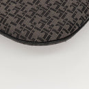 LOEWE Shoulder Bag Canvas Navy Silver Auth sw762-9