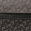 LOEWE Shoulder Bag Canvas Navy Silver Auth sw762-17