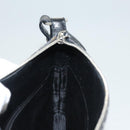 LOEWE Shoulder Bag Canvas Navy Silver Auth sw762-19