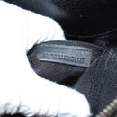 LOEWE Shoulder Bag Canvas Navy Silver Auth sw762-12