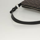 LOEWE Shoulder Bag Canvas Navy Silver Auth sw762-7