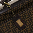 FENDI Zucca Canvas Garment Cover Brown Black gold Auth sw767-18