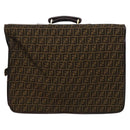 FENDI Zucca Canvas Garment Cover Brown Black gold Auth sw767-2