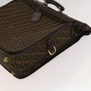 FENDI Zucca Canvas Garment Cover Brown Black gold Auth sw767-3