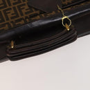 FENDI Zucca Canvas Garment Cover Brown Black gold Auth sw767-7