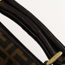 FENDI Zucca Canvas Garment Cover Brown Black gold Auth sw767-14