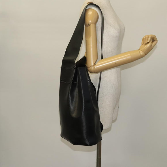 LOUIS VUITTON Epi Sac A Dos Shoulder Bag Black M80153 LV Auth sw777