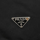 PRADA Pouch Nylon Black Silver Auth SW780-8