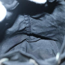 PRADA Pouch Nylon Black Silver Auth SW780-18