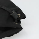PRADA Pouch Nylon Black Silver Auth SW780-5