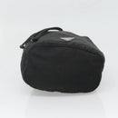 PRADA Pouch Nylon Black Silver Auth SW780-6