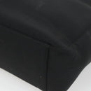PRADA Sports Tote Bag Canvas Black Silver Auth SW787-16