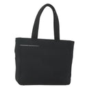 PRADA Sports Tote Bag Canvas Black Silver Auth SW787-1