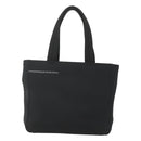 PRADA Sports Tote Bag Canvas Black Silver Auth SW787-13