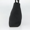 PRADA Sports Tote Bag Canvas Black Silver Auth SW787-4