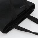 PRADA Sports Tote Bag Canvas Black Silver Auth SW787-6