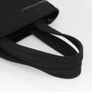 PRADA Sports Tote Bag Canvas Black Silver Auth SW787-7
