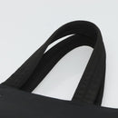 PRADA Sports Tote Bag Canvas Black Silver Auth SW787-14