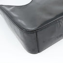 PRADA Shoulder Bag Patent leather Black Auth SW790-16
