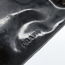 PRADA Shoulder Bag Patent leather Black Auth SW790-18
