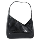 PRADA Shoulder Bag Patent leather Black Auth SW790-2