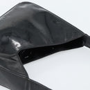 PRADA Shoulder Bag Patent leather Black Auth SW790-8