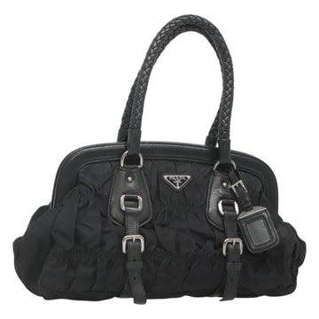 PRADA Shoulder Bag Nylon Black Auth SW793