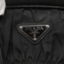 PRADA Shoulder Bag Nylon Black Auth SW793-17